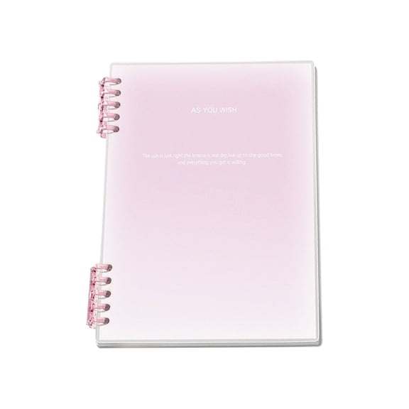 LYINGF Graph Paper Notebook,Thickened Gradient Non Irritating Loose Notebook Detachable Notebook,Thick Paper, Smooth PU Leather, Inner Pocket,Note Taking for Work