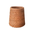 thumbnail image 1 of LYINGF Hand Woven Tea Braided Pen Holder and Storage Box, Handmade Multi-Functional Woven Basket, for Office and Home Desktop Organizer, Kitchen Utensil Cutlery, Makeup Brush Holder, Cylinder Shape, 1 of 6