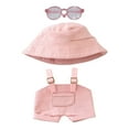 thumbnail image 1 of ​​LYINGF Handmade Premium Doll Overalls Set for 5.91-6.7inch Dolls - Complete Outfit with Hat & Glasses Accessories Ropa Para 17cm Dolls, Crafted Clothing for Collector Displays, 1 of 9