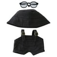 thumbnail image 1 of ​​LYINGF Handmade Premium Doll Overalls Set for 5.91-6.7inch Dolls - Complete Outfit with Hat & Glasses Accessories Ropa Para 17cm Dolls, Crafted Clothing for Collector Displays, 1 of 9
