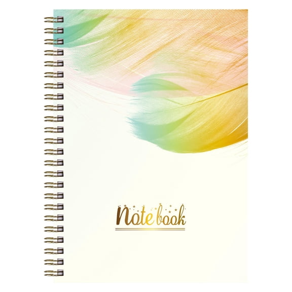 LYINGF Hardcover Spiral Notebook,Thick Paper Diary, Horizontal Lined Notebook, for Executive, Home, Office, Writing,Spiral Bound Notebook, Hardcover Journal, Writing Notebook,Thick Paper Notebook ﻿