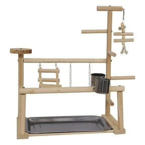 LYINGF Indoor And Outdoor Bird Stands For Small To Medium Bird, Bird Training Stand Bird Playground Training Gym Parrot Play Stand, Parrot Gym,Bird Play Gym Parakeet Cage Accessories