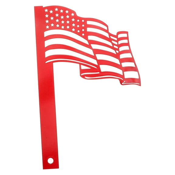 LYINGF Mailbox Flag Sign Vertical Mailbox Flag Replacement Kit Elegant Mailbox Picks for Mailbox, Mailboxes Accessories, Two-Way Installation Methods for Wood, Wall, Metal, Stone, Mailbox