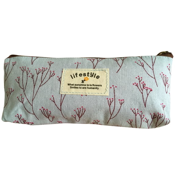LYINGF Mini Makeup Bag for Purse, Linen Floral Small Cosmetic Pouch Portable Cute Fabric Mini Zipper Pouch for Women Home Travel Lipstick Coin Cards Storage,Purse Organizer Jewelry Earphones 