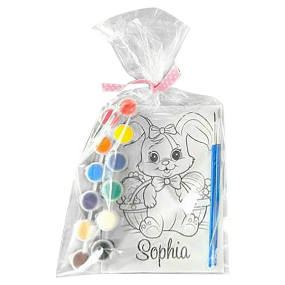 LYINGF Personalized Easter Bunny Painting Kit - Kids DIY Art Set for Easter Basket Stuffers, Holiday Craft Activities, Creative Easter Decorations, Children’s Party Favor Art Supplies