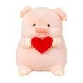 thumbnail image 1 of LYINGF Pig Stuffed Animal Plush Toy - Cute Pink Pig Hugging Pillow with Red Heart, Soft Cuddle Plush Gifts for Kids, Girls, Adults, Perfect for Birthday, Valentine's Day Gift (3 Size Options), 1 of 8