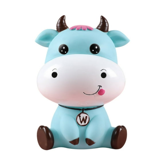 LYINGF Piggy Bank Large Cow for Boys Girls Coin Bank for Boys Girls Kids Cute Cow Piggy Bank Big Eyes for Children's Birthday Gifts