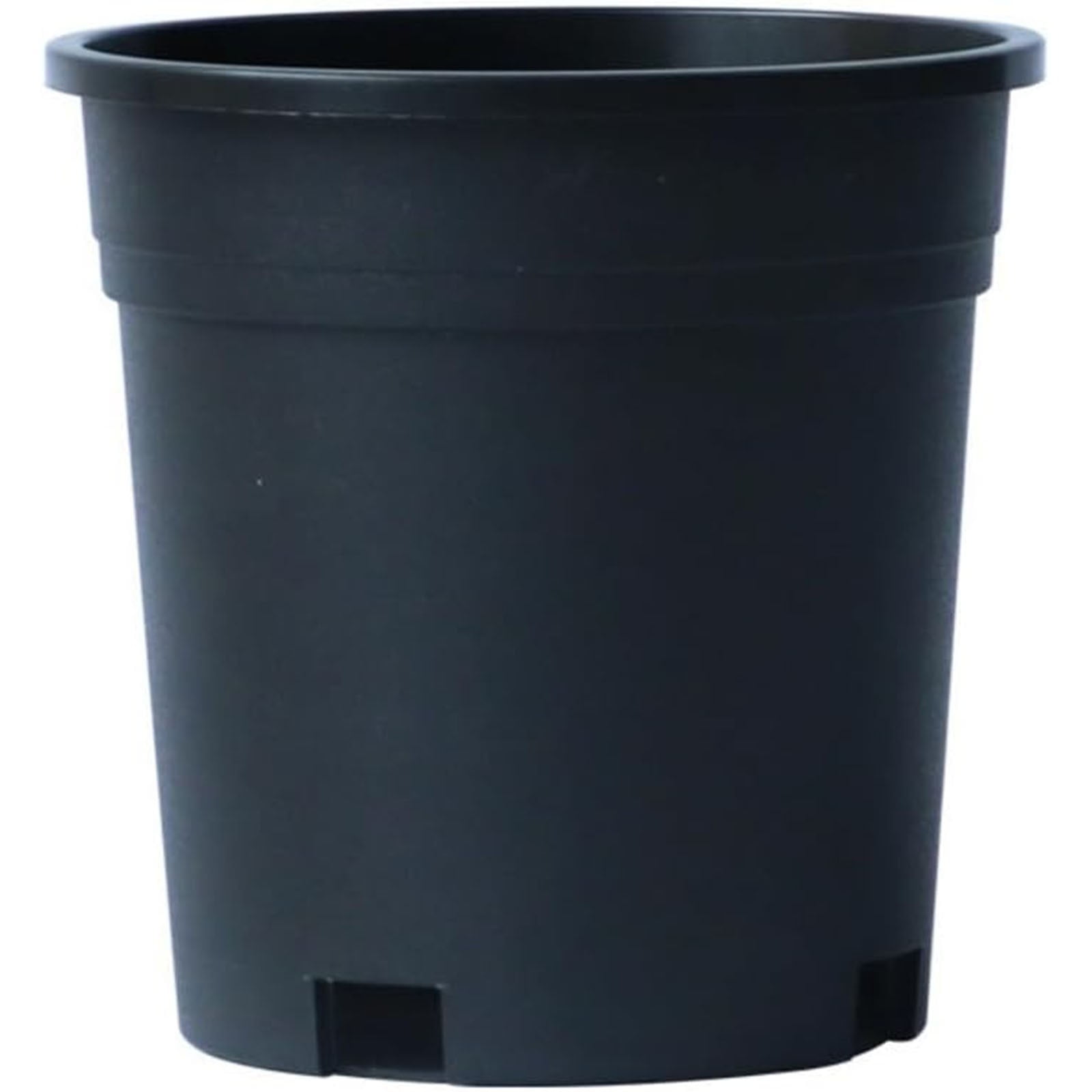 LYINGF Plant Pots Plastic Flower Pots Green Plant Potted Plants Balcony Flower Pots Gardening Plastic Planters - Ideal for Stocking Stuffers or Home Christmas Decorations - Black