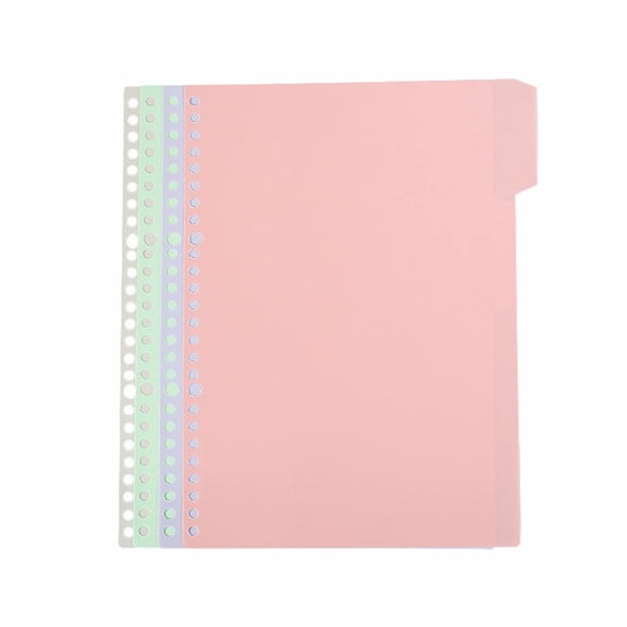 LYINGF Plastic Dividers with Tabs Tab Dividers Pack Of 1 Sets 4 Dividers Dividers with Write On Tabs For Home Office Document Organizer,Letter Size Blank Write On Page Dividers,Multicolor