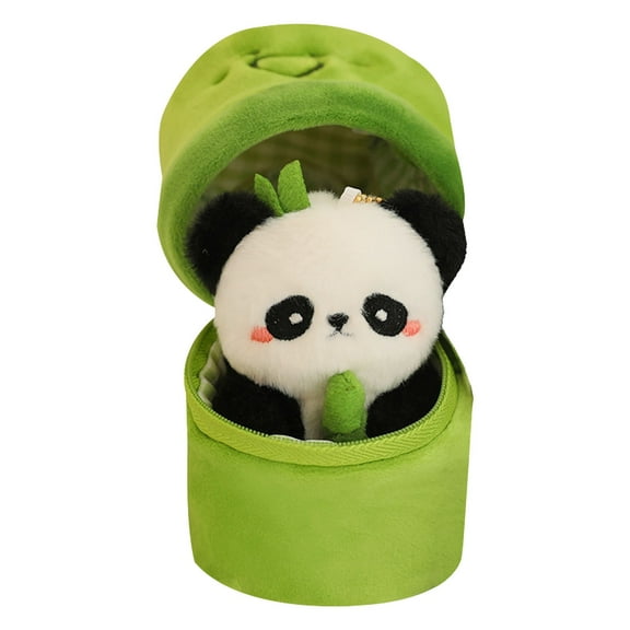 ​​LYINGF Premium Realistic Panda Plush Stuffed Animal - Ultra-Soft Cuddly Toy with Embroidered Details for Kids' Bedrooms, Lifelike Panda Doll for Girls/Boys Decor​​