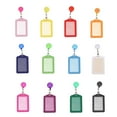 thumbnail image 1 of LYINGF Random 1 PCS Horizontal Badge Holder with Protective Cover, Retractable Lanyard for ID Cards, Certificates and Chest Badges, Features a Retractable Buckle, Handy Stationery Accessory, 1 of 2