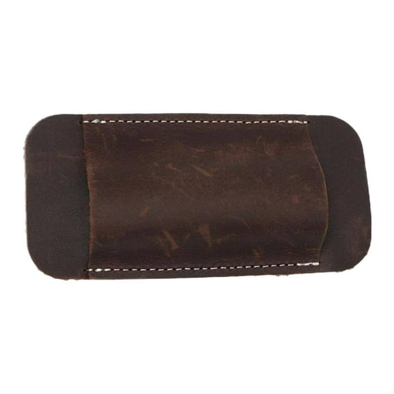 LYINGF Retro Leather Belt Holster - Horizontal Carry Leather Scabbard for Pocket Knife, Handmade Leather Holder for Belt, Vintage Style EDC Accessory