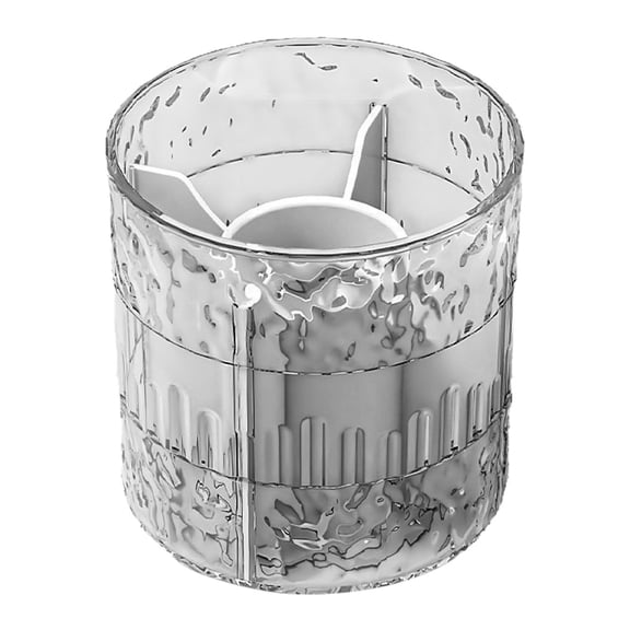 LYINGF Rotating Makeup Organizer, Clear PET Desktop Storage for Pens Cosmetics,Efficient Multifunctional for Office Home Decoration, Lazy Susan, Beauty Organizer, Acrylic Tray ﻿