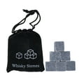 thumbnail image 1 of LYINGF Set of 6 Reusable Chilling Stones, Ice Cubes for Chilling Drinks, Non-Melting Frozen Rocks for Scotch, Bourbon, or Wine, Square Tartar Chilling Stones in a Gift Box, 1 of 9