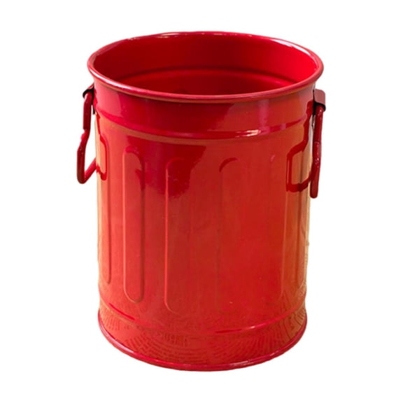 LYINGF Small Metal Bucket with Handle, Mini Storage Tin for Organizing Pens, Pencils, Utensils, or as a Planter, Rustic Home Decor, Desk Organizer, and Decorative Container