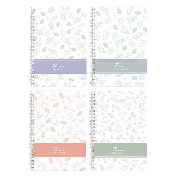 LYINGF Spiral Notebooks Set, A5 Coil Notebooks with Lined Paper, Perfect for Taking Notes at Work, During Travel, or in the Office, Durable Journal Notebook for Women and Men