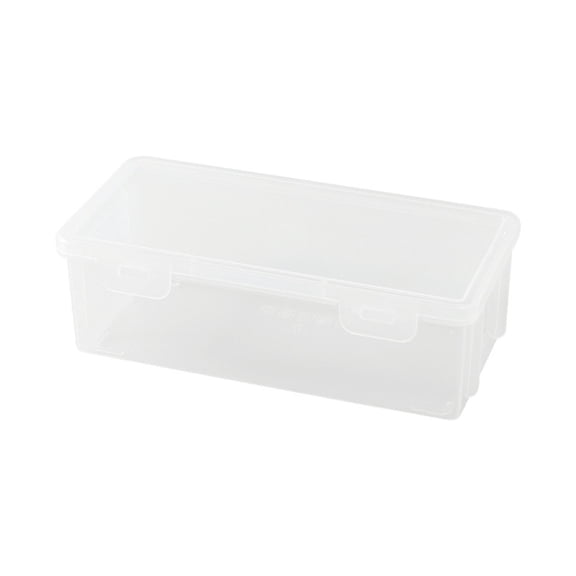 LYINGF Stackable Clear Plastic Pencil Case,Crayon Box,Marker Organizer for Gel Pens,Pencils,Erasers,Tape,Art Supply Storage Organizer,Desk Organizer,Office Supplies,Multifunctional Storage Case