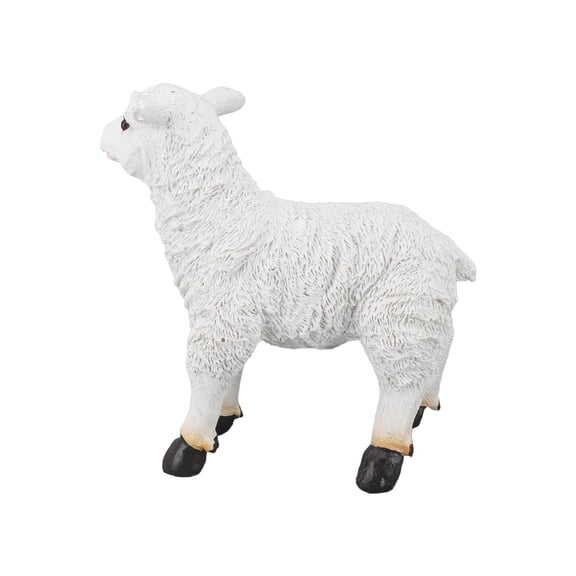 LYINGF Statues Lifelike Resin Lamb Statues Mini Sheep Figurines Home Decor Small Sheep Resin Lamb Figurines Statues Lamb Statue Sheep Ornaments Desktop Decoration for Yard Patio Home Decor 