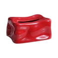 thumbnail image 1 of LYINGF Tissue Box Cover Napkin Holder Square Ceramic for Nightstand, Countertop, Coffee Table, Dresser Tissue Box Holder, for Nightstand Countertop Coffee Table Dresser Tissue Box Holder, 1 of 7
