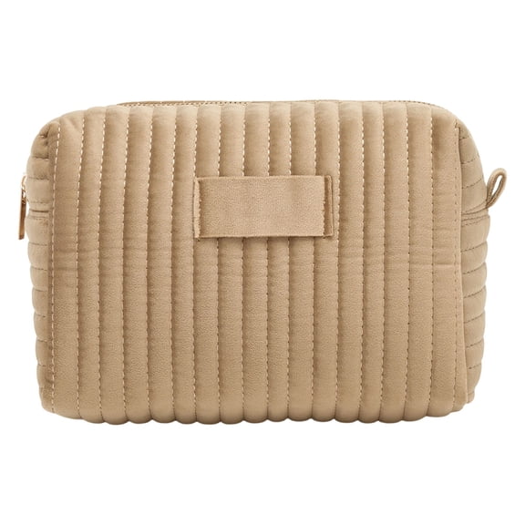 LYINGF Velvet Handheld Storage Bag, Dutch Style Fuzzy Travel and Business Storage Bag, Skin-Friendly Zippered Organizer for Autumn and Winter, Soft Washbag for Toiletries and Essentials