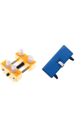 Watch Repair Tool Kit, Portable Watch Battery Replacement Tools, Includes Stainless Steel Back Case Opener,Adjustable Holder for Wristwatch Back Cover Removal, Watchmaker and Jewelry Repair