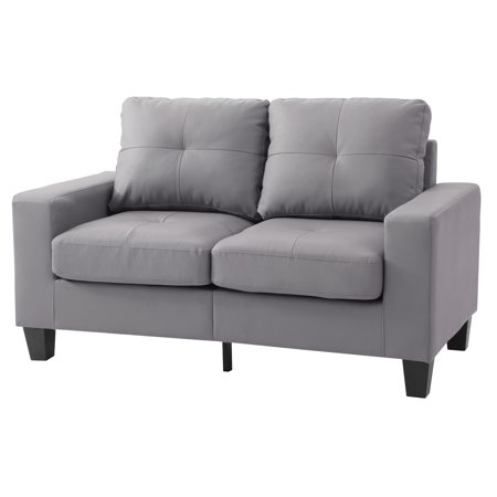 LYKE Home Modular Loveseat , Gray