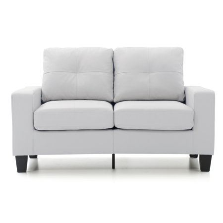 LYKE Home Modular Loveseat , White