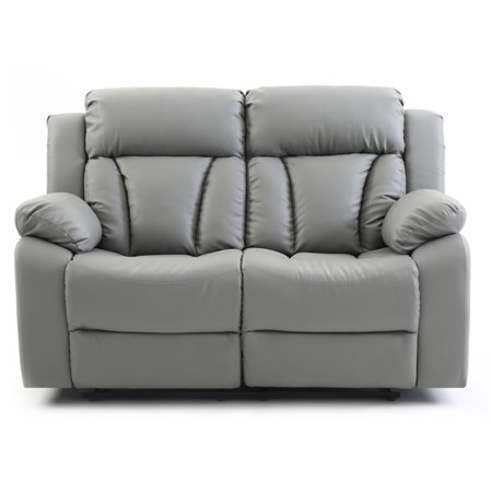 LYKE Home Reclining Love seat , Gray