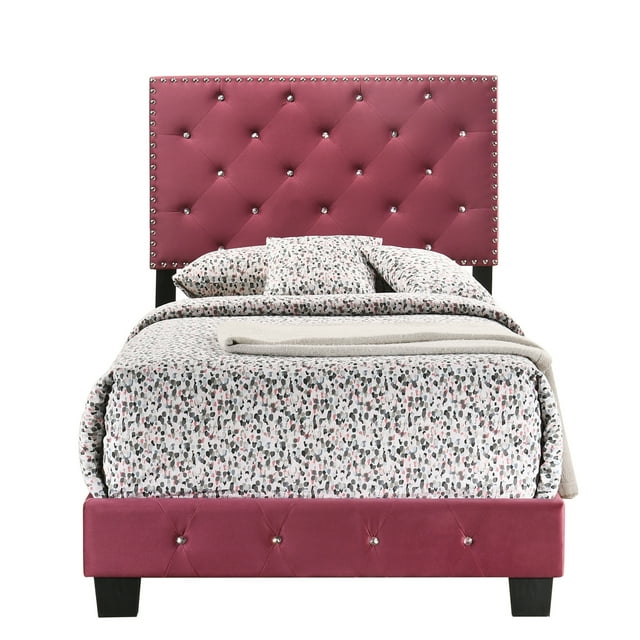 LYKE Home Twin Bed , Cherry