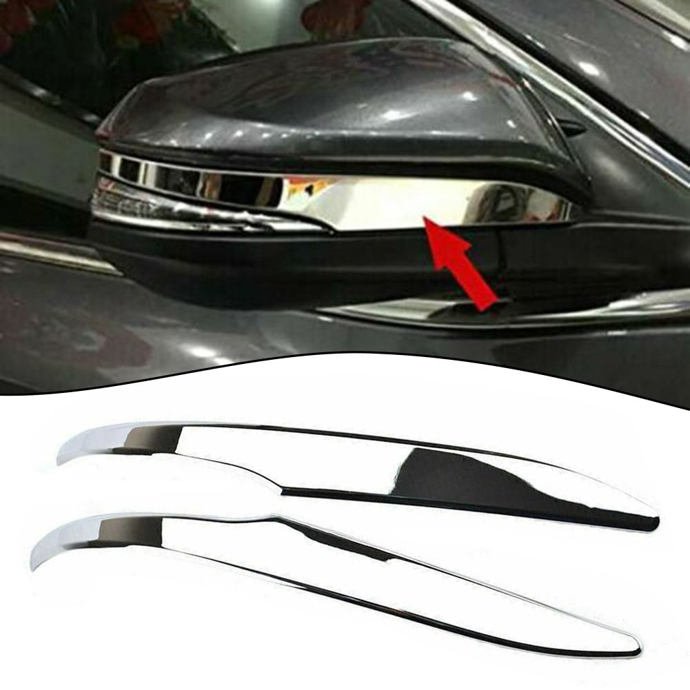 LYLONG Chrome Car Rearview Side Mirror Cover Overlay Trims for Rav4