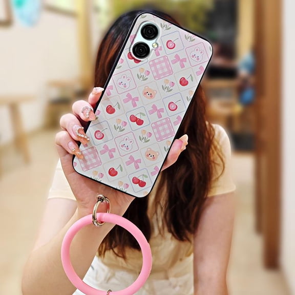 LYM-Phone Case For BLU G53, Solid Color Youth Personality Bracelet Waterproof Ring Back Cover Cartoon Soft Case Cute Dirt-resistant heat dissipation Anti-knock Protective Funny Creative