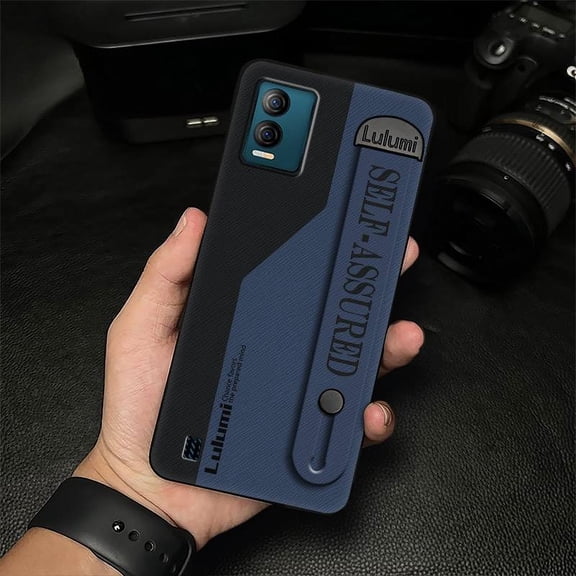 LYM-Phone Case For BLU View Speed 5G/B1550VL, Soft case Anti-dust Fashion Design Wrist Strap Phone Holder Dirt-resistant Protective Anti-knock Waterproof Nature Kickstand Wristband