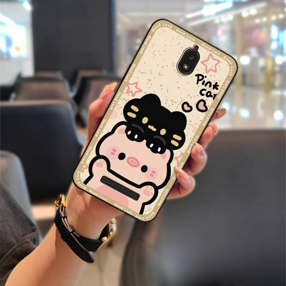 LYM-Phone Case For BLU View2/B130DL, Anti-dust Anti-knock Full wrap TPU Graffiti Animals Phone Pouch Protective Cute Durable Shockproof Fashion Design Silicone Back Cover Cartoon