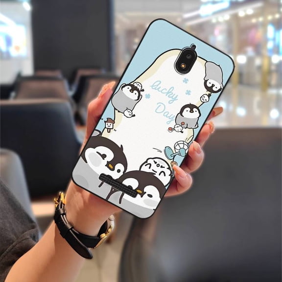 LYM-Phone Case For BLU View2/B130DL, Durable Anti-dust Phone Pouch Graffiti TPU Anti-knock Animals Silicone Cute Protective Back Cover Soft case Shockproof Dirt-resistant Full wrap