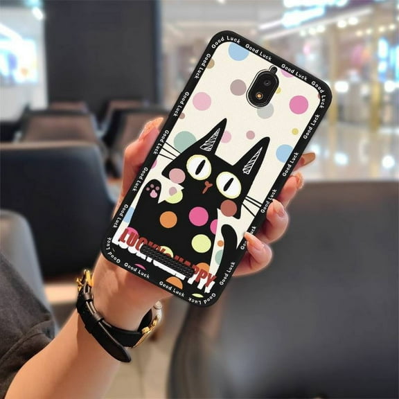 LYM-Phone Case For BLU View2/B130DL, Waterproof Cartoon Soft case Durable Cute TPU Silicone Anti-knock Protective Phone Pouch Shockproof Back Cover Dirt-resistant Fashion Design Graffiti