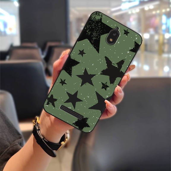LYM-Phone Case For BLU View2/B130DL, Waterproof Shockproof Protective Graffiti Silicone Soft case Back Cover Fashion Design Phone Pouch Cute Cartoon Anti-knock TPU Durable Anti-dust