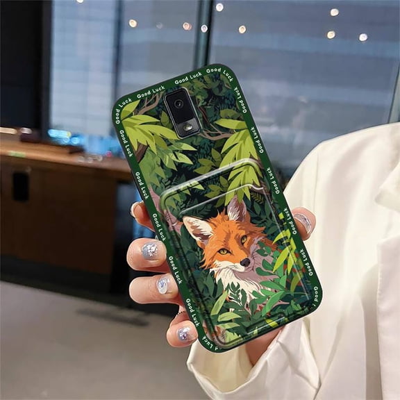 LYM-Phone Case For BLU View3/B140DL, Anti-knock Soft case Anti-dust Cover Cute Graffiti Card bag Shockproof protective Card slot Silicone Fashion Design Cartoon Dirt-resistant Waterproof