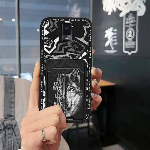 LYM-Phone Case For BLU View3/B140DL, Soft case Waterproof Cute Card slot Graffiti Anti-knock Back Cover Card sleeve Anti-dust Shockproof Fashion Design Full wrap Silicone Cartoon TPU