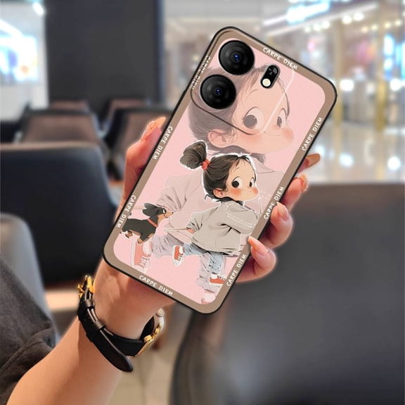 LYM-Phone Case For BLU View5, Cute Anti-knock Dirt-resistant Waterproof Silicone Shockproof Anti-dust Cartoon Graffiti TPU Fashion Design Protective Soft case Full wrap Back Cover