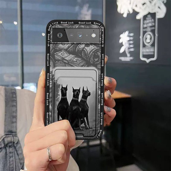 LYM-Phone Case For Google Pixel 6, protective Silicone Anti-dust Graffiti Shockproof Full wrap Fashion Design Cute Dirt-resistant TPU Cartoon Anti-knock Card sleeve Waterproof Back Cover