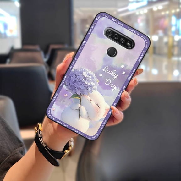 LYM-Phone Case For LG K51/Reflect/L555DL, Cartoon Phone Pouch Soft case Animals Durable Shockproof Graffiti Anti-knock Waterproof Anti-dust Full wrap Fashion Design Silicone TPU Cute