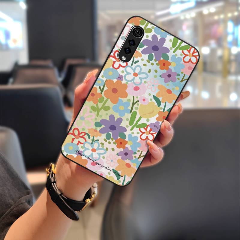 LYM-Phone Case For LG Velvet 4G/5G, Anti-knock Back Cover Silicone Graffiti  Full wrap Protective Soft case oil painting Waterproof Dirt-resistant ...