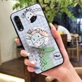 thumbnail image 1 of LYM-Phone Case For LG Velvet 4G/5G, Dirt-resistant Cartoon Simplicity Waterproof cute Phone Lens Protection Protective Anti-knock TPU Back Cover Soft Case Fashion Design Kickstand, 1 of 9