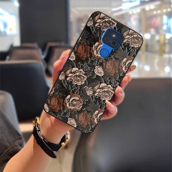 LYM-Phone Case For MOTO G Play 2021, Cute Fashion Design Dirt-resistant Back Cover Graffiti Full wrap Cartoon Waterproof Anti-knock Silicone Durable Phone Pouch oil painting TPU