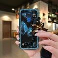 thumbnail image 1 of LYM-Phone Case For MOTO G Play 2021, Simplicity silicone soft case Black pearl pendant Cartoon cute Bear bracelet protective case Anti-knock Skin-friendly feel Dirt-resistant Back Cover, 1 of 9