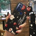 thumbnail image 1 of LYM-Phone Case For MOTO G Play 2023, Back Cover Shockproof Durable Kickstand Ring Soft case Waterproof Wrist Strap Anti-dust Phone Holder Protective Fashion Design Silicone Wristband, 1 of 9