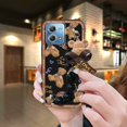thumbnail image 1 of LYM-Phone Case For MOTO G Stylus 4G 2023, Bear bracelet Back Cover cute Dirt-resistant silicone Skin-friendly feel soft case Anti-knock protective case Black pearl pendant Cartoon, 1 of 9