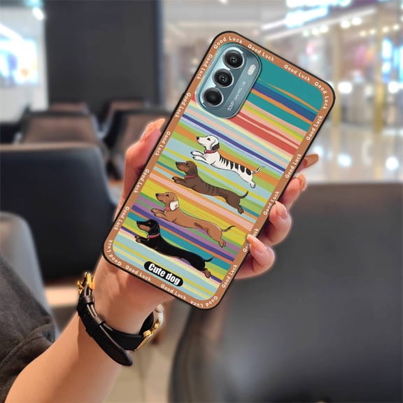 LYM-Phone Case For MOTO G Stylus 5G 2022, Shockproof Phone Pouch Silicone Back Cover Dirt-resistant Fashion Design Soft case Protective Graffiti Cartoon Cute Anti-knock Waterproof TPU