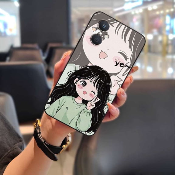 LYM-Phone Case For OnePlus/1+Nord N20 5G, TPU Anti-knock Phone Pouch Waterproof Fashion Design Shockproof Soft case Silicone Graffiti Cartoon Cute Anti-dust Durable Protective Full wrap