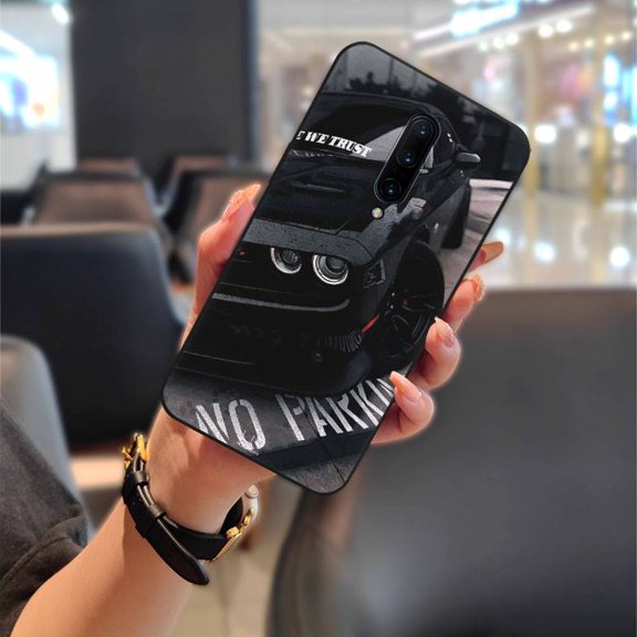 LYM-Phone Case For OnePlus 7 Pro/1+7 Pro, Durable Back Cover Cute Fashion Design Shockproof Silicone Anti-dust Graffiti TPU Full wrap Anti-knock Soft case Phone Pouch Dirt-resistant